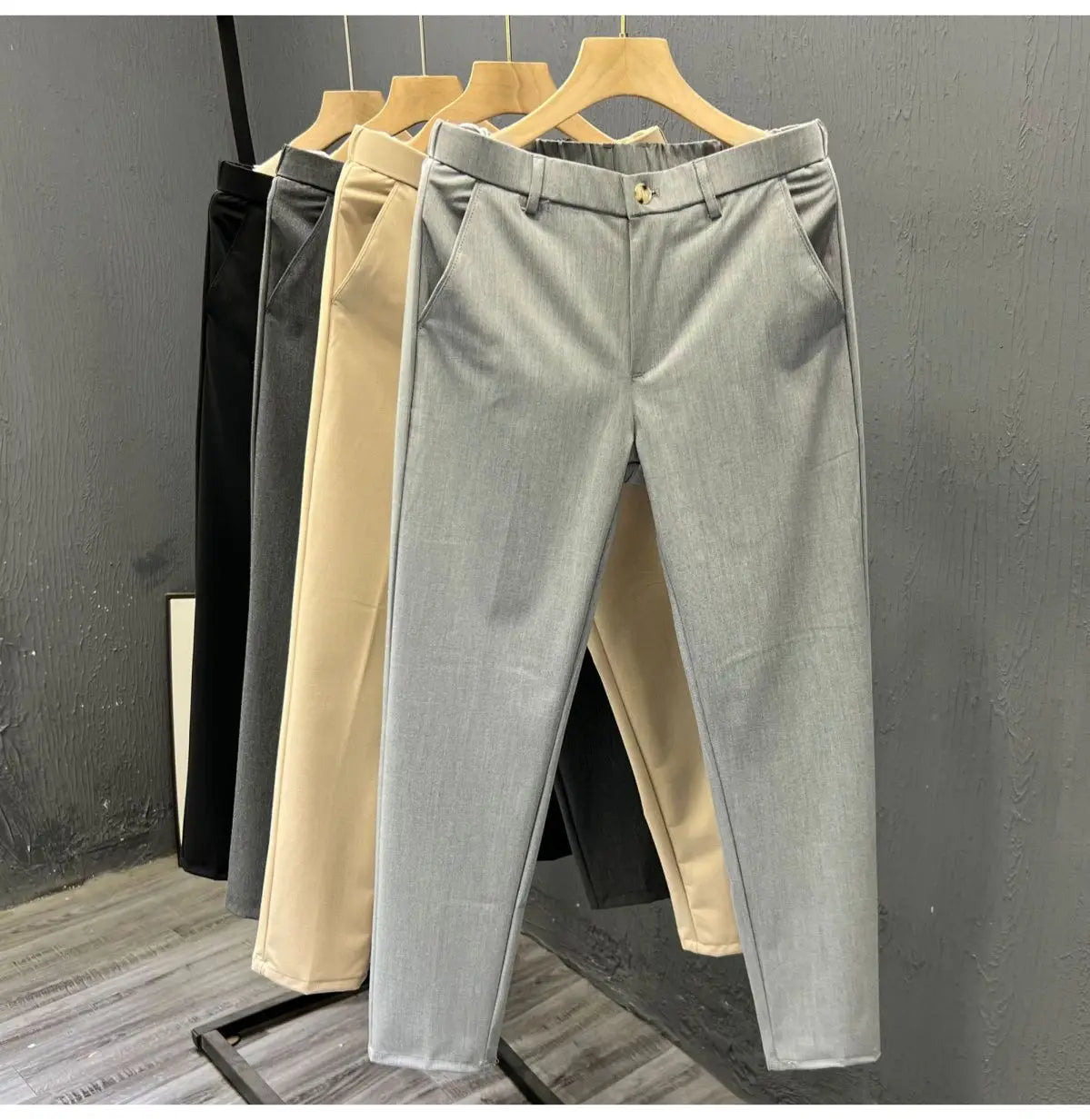 Pantalones Traje Hombre Negocios