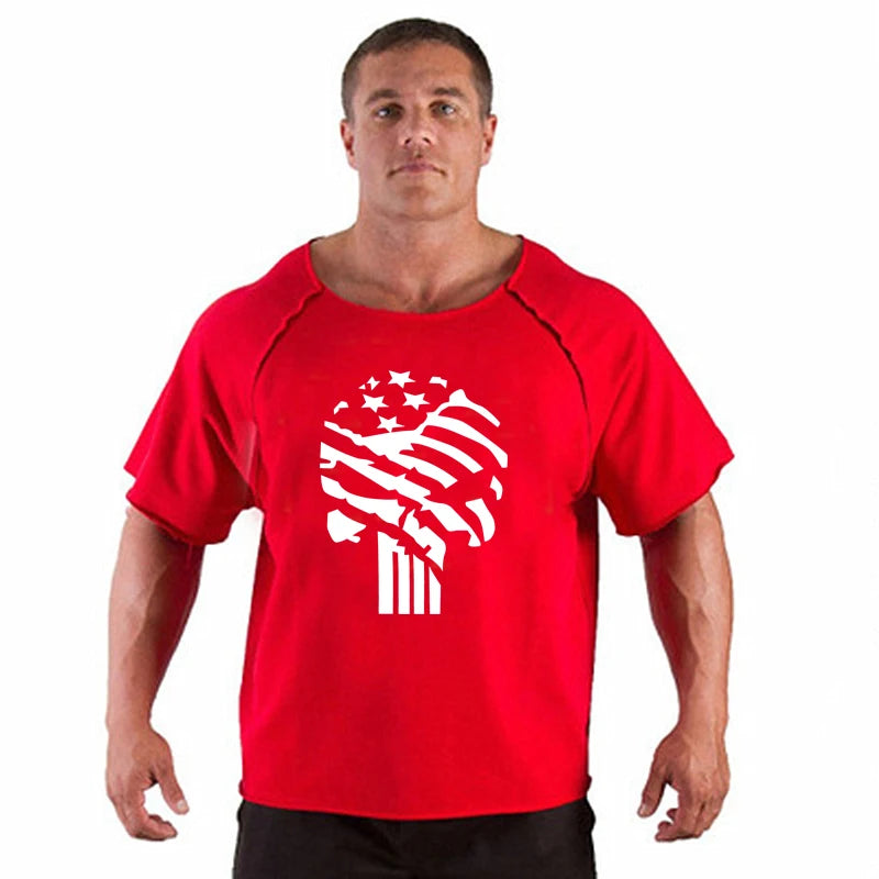 Camiseta Culturismo Hombre Holgada