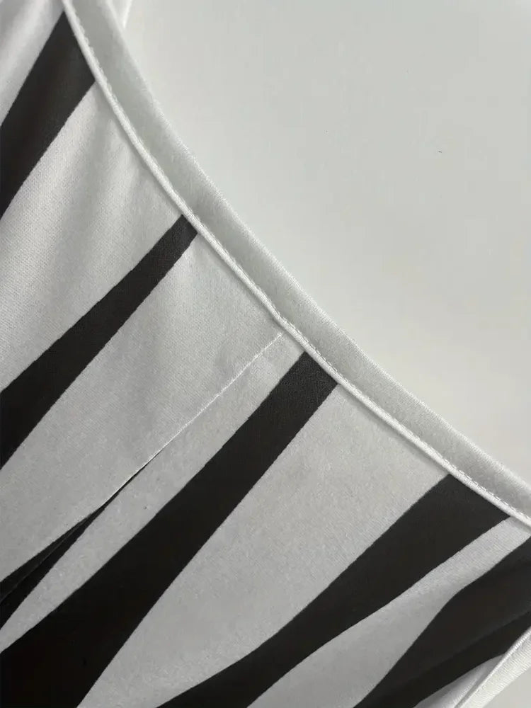 Vestido Largo Estampado Abstracto Tirantes