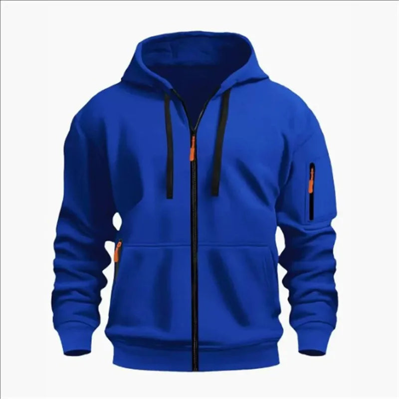 Sudadera Capucha Cremallera Hombre