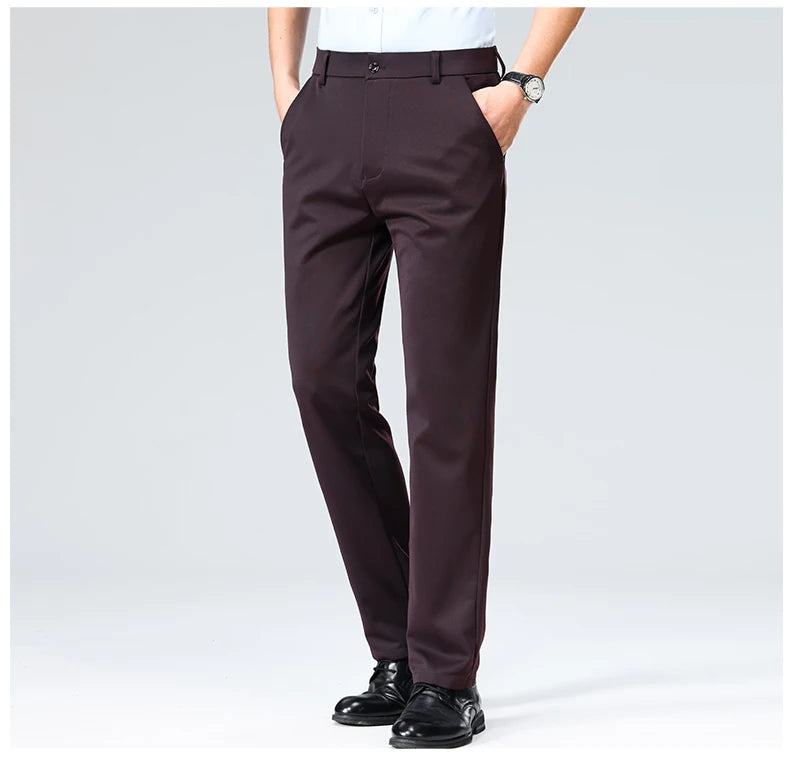 Pantalones Traje Hombre Elásticos