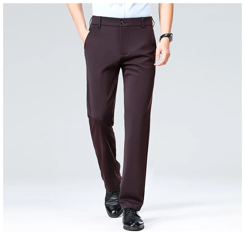 Pantalones Traje Hombre Elásticos