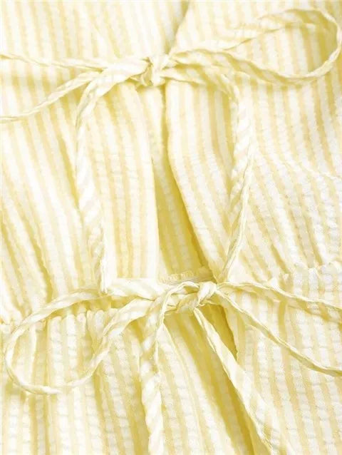 Conjunto Casual Rayas Verano Chaleco Pantalones