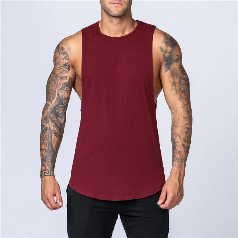 Camiseta Sin Mangas Gimnasio Hombre