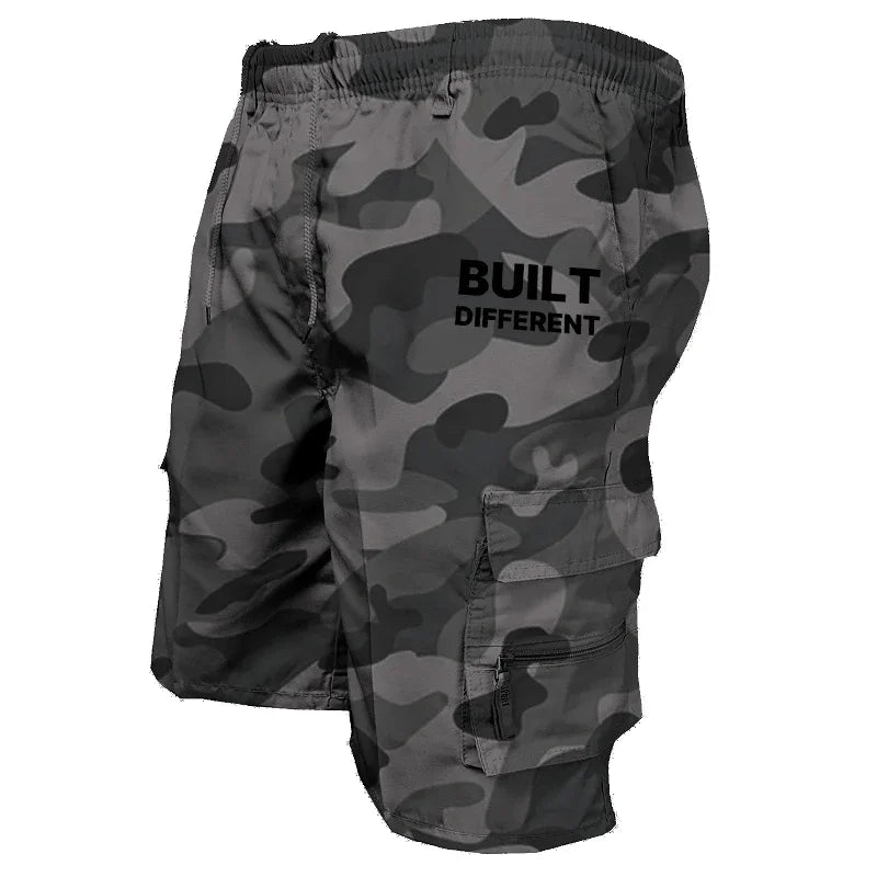 Pantalones Cortos Cargo Camuflaje Hombre