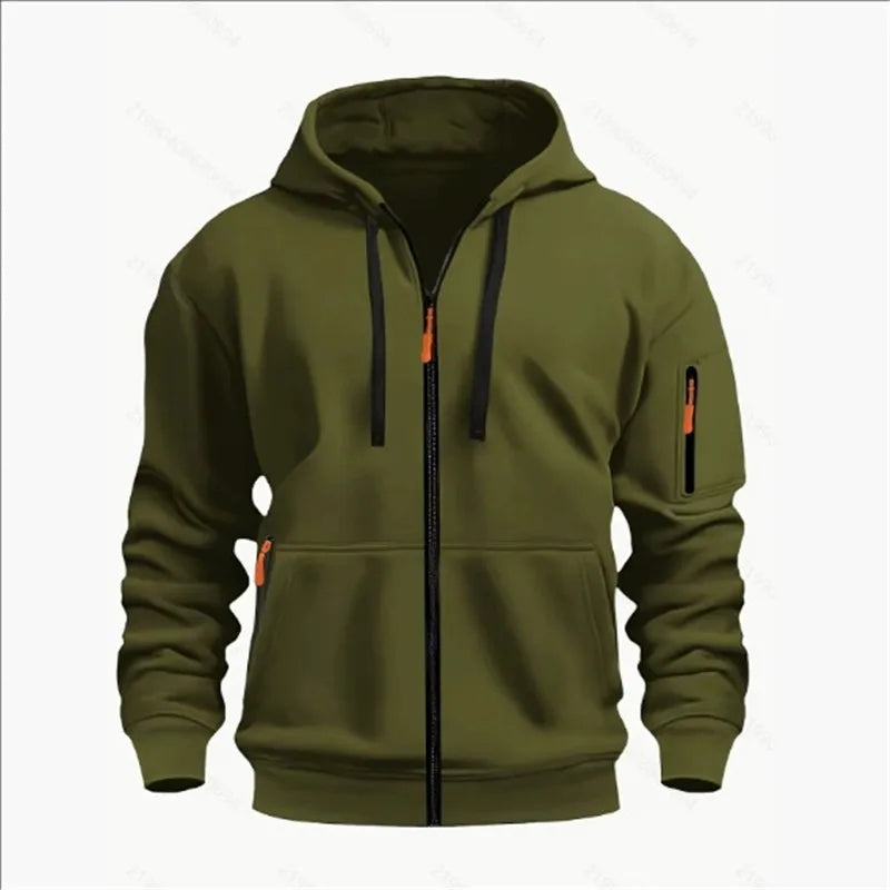 Sudadera Capucha Cremallera Hombre