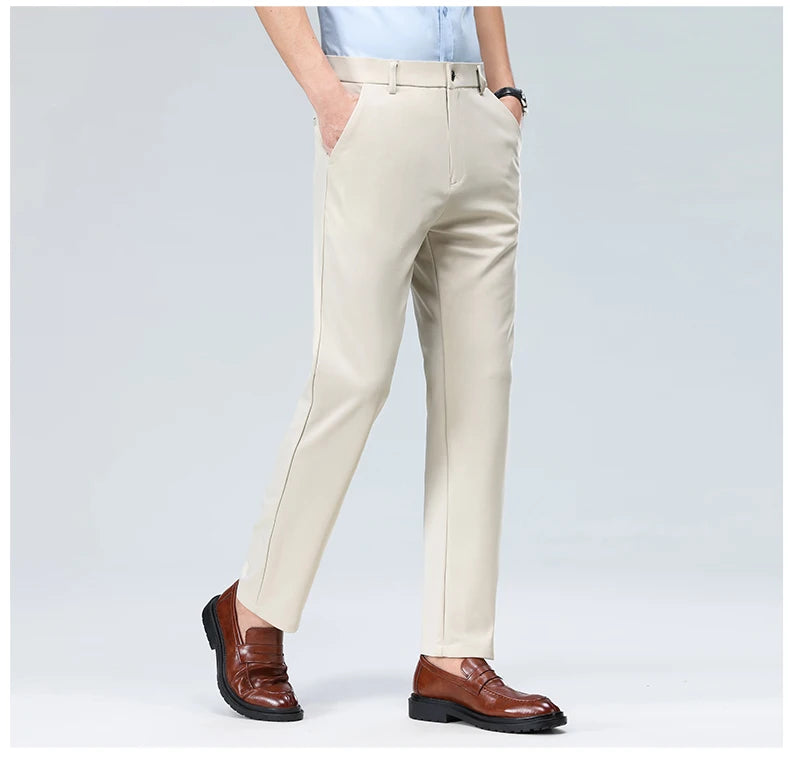 Pantalones Traje Hombre Elásticos