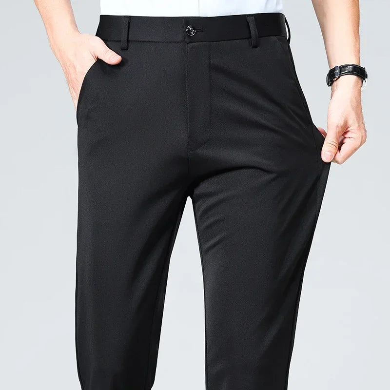 Pantalones Traje Hombre Elásticos