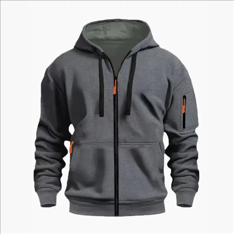 Sudadera Capucha Cremallera Hombre