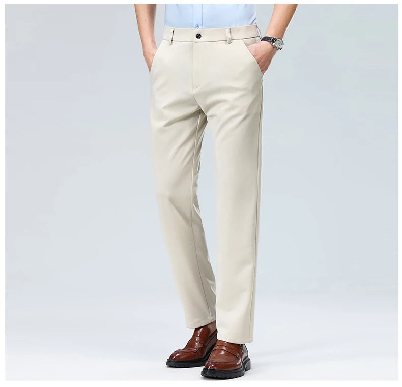 Pantalones Traje Hombre Elásticos