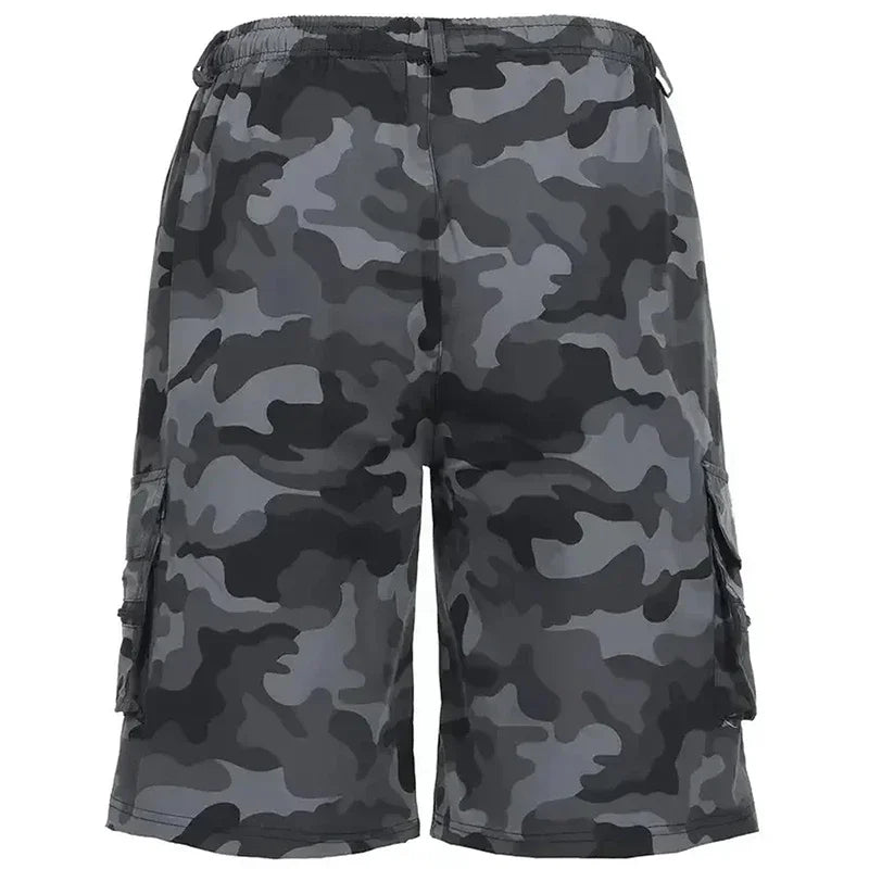 Pantalones Cortos Cargo Camuflaje Hombre