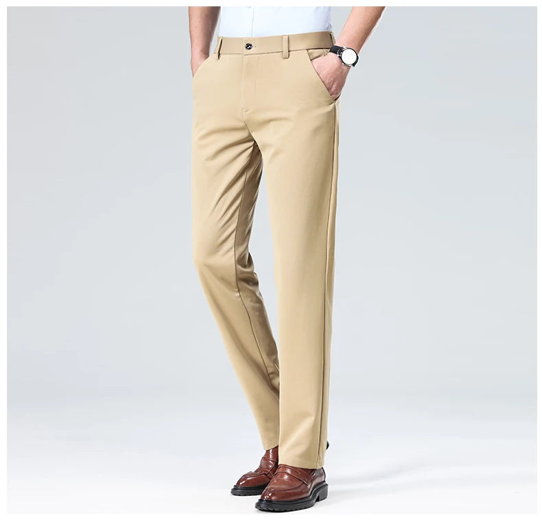 Pantalones Traje Hombre Elásticos
