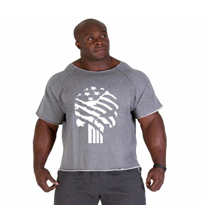 Camiseta Culturismo Hombre Holgada