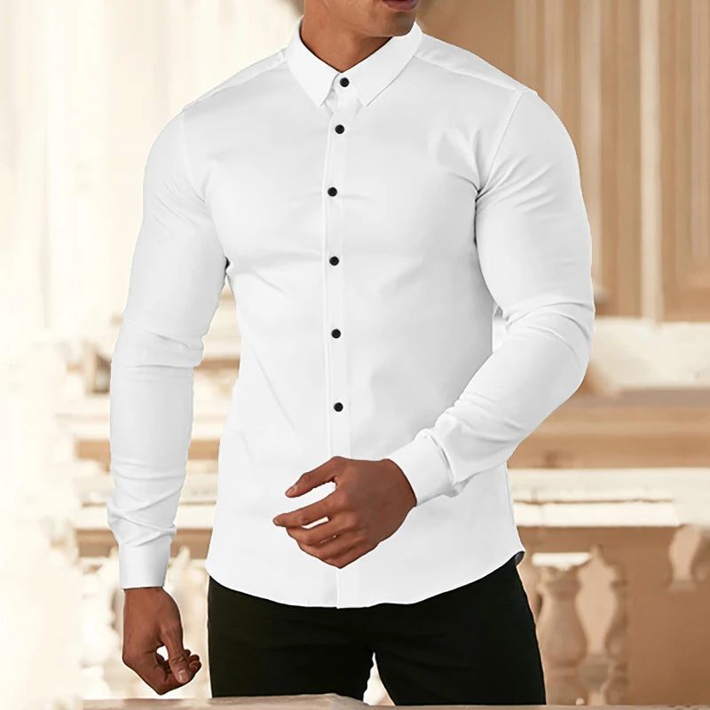 Camisa Manga Larga Hombre Negocios