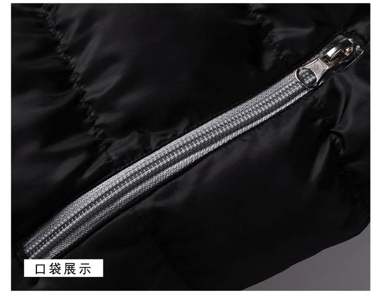 Parka Cálida Hombre Invierno Abrigo